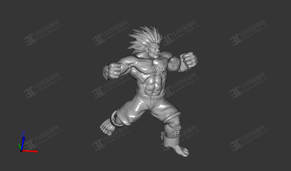 街頭霸王2 布蘭卡 野鬼BLANKA (1).png