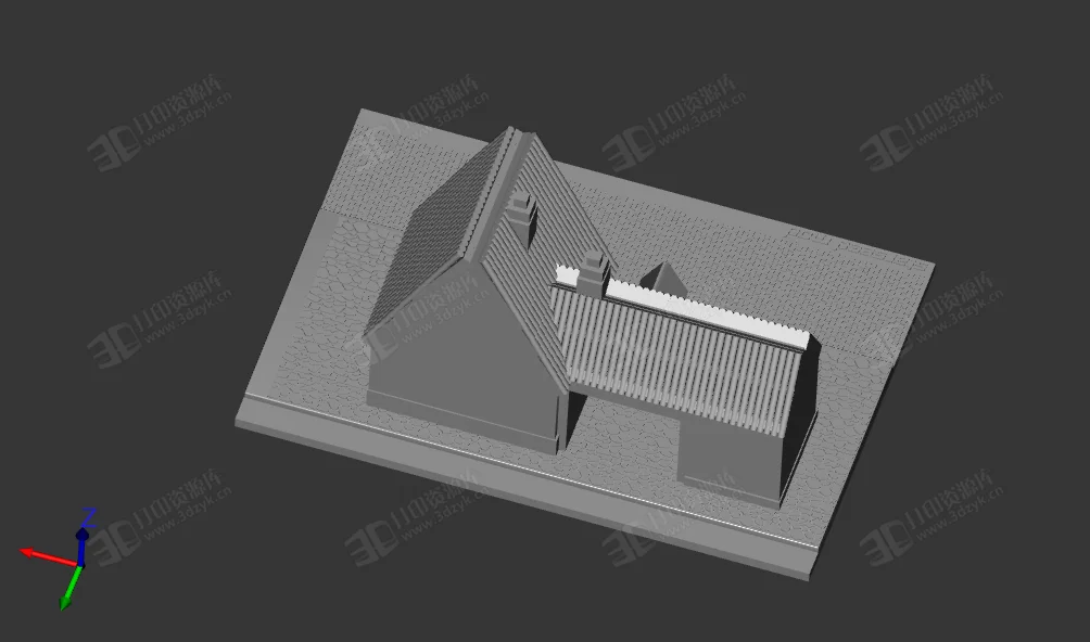 獨棟 房子 建筑物 私人住宅 3d打印模型 (2).webp