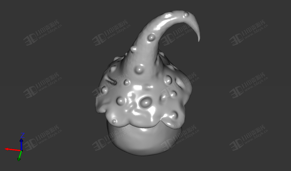 脾氣暴躁的毒菌 卡通 動(dòng)漫3d模型 (2).png