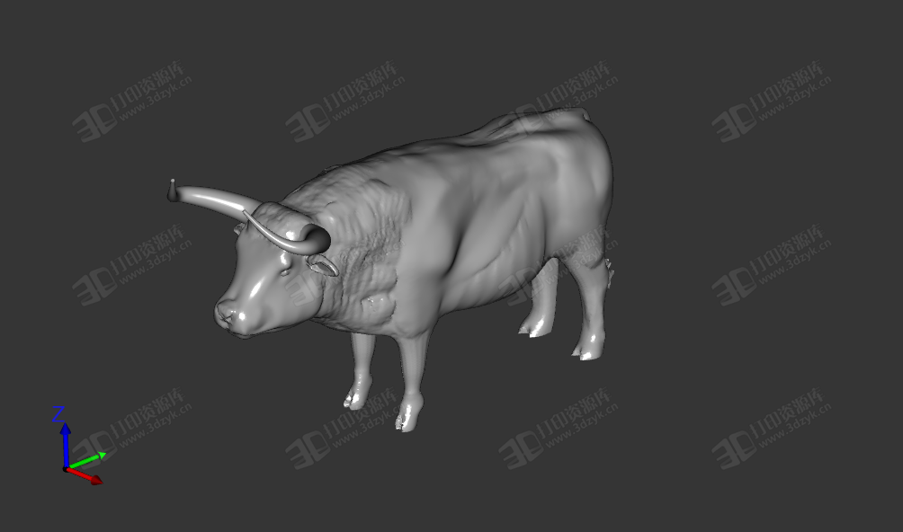 原牛Aurochs 古代野牛 動(dòng)物模型 (1).png