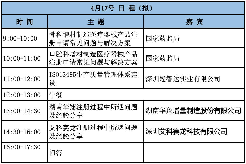 增材制造医疗器械注册法规与流程专场培训通知 (2).png