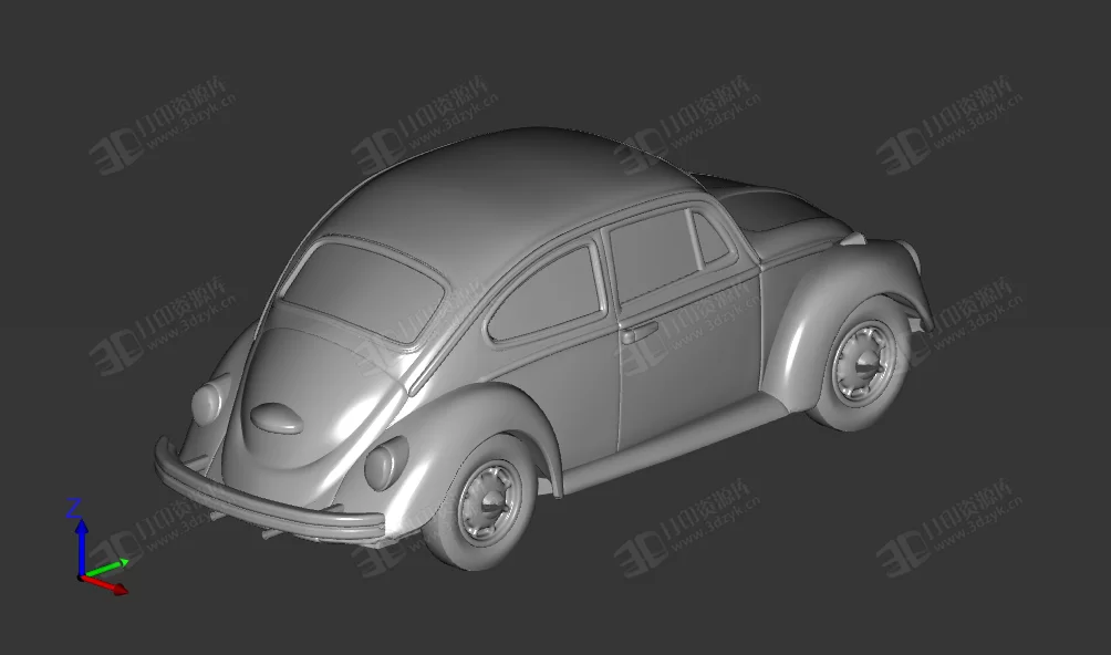 VW1300汽車3d打印模型 (2).webp