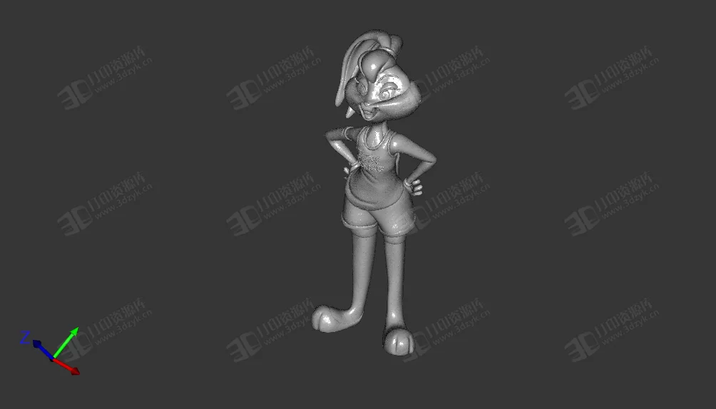 羅拉兔 Lola Bunny 3d打印模型 (1).webp