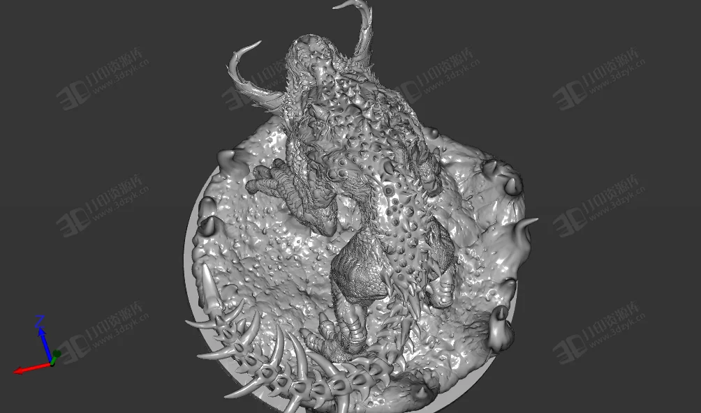 饕餮 3d打印模型 (4).webp