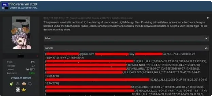 知名3D模型网站Thingiverse数据泄露，将直接影响22.8w用户 (1).png