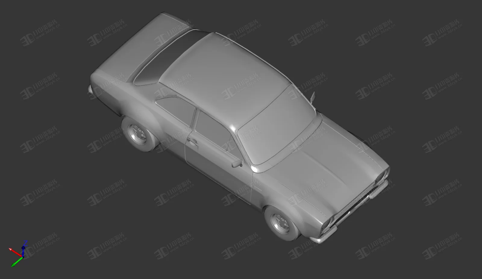 福特Escort Mk1 汽車模型 3d打印 (1).webp