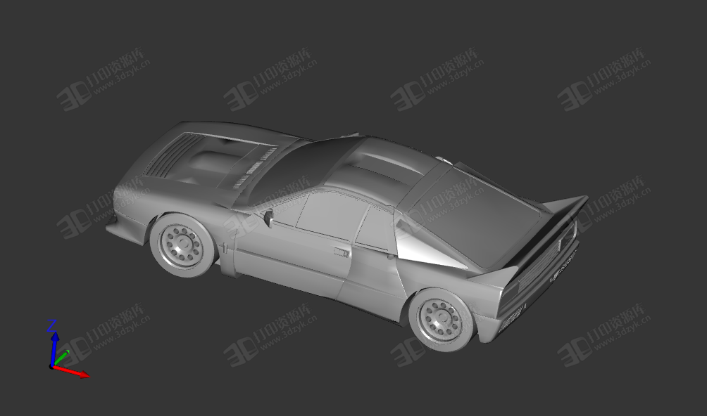 藍旗亞Lancia037汽車模型 3d打印 (3).png