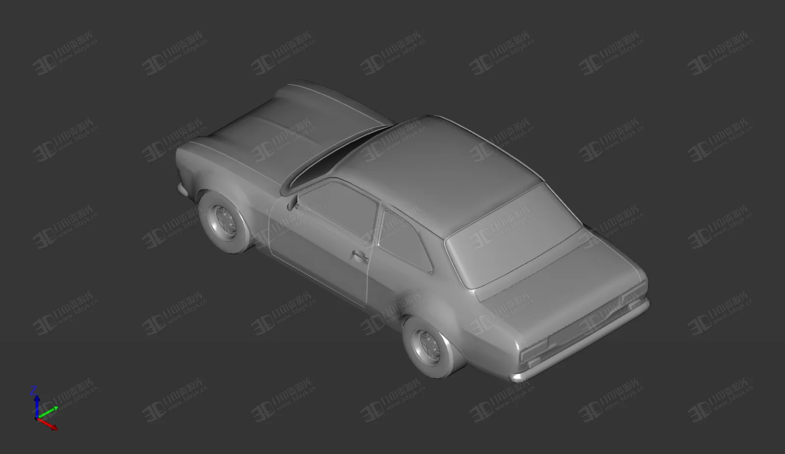 運(yùn)動(dòng)型 小汽車 私家車 3d打印模型 (1).webp