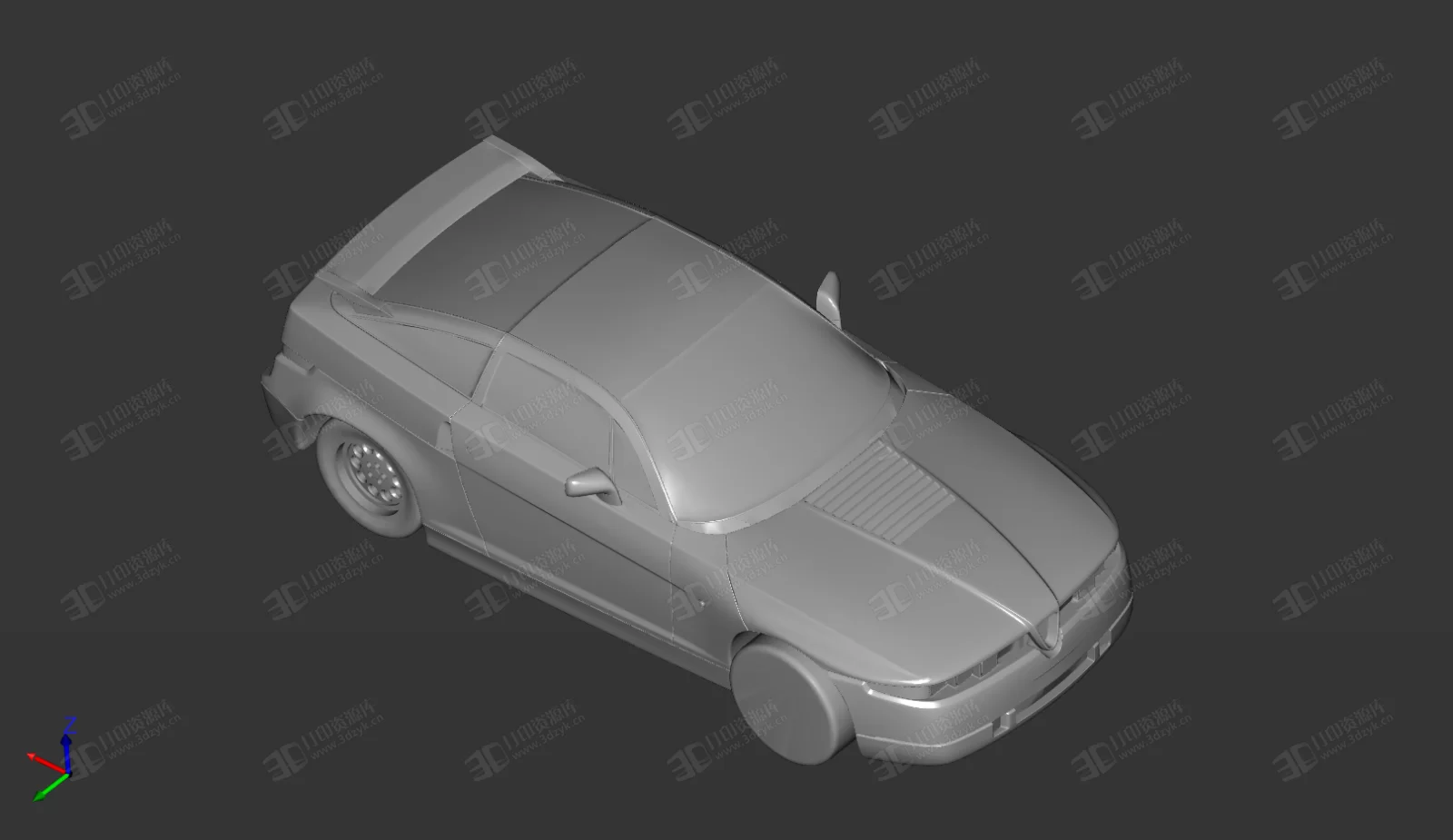 福特Escort 汽車模型 3d打印 (2).webp