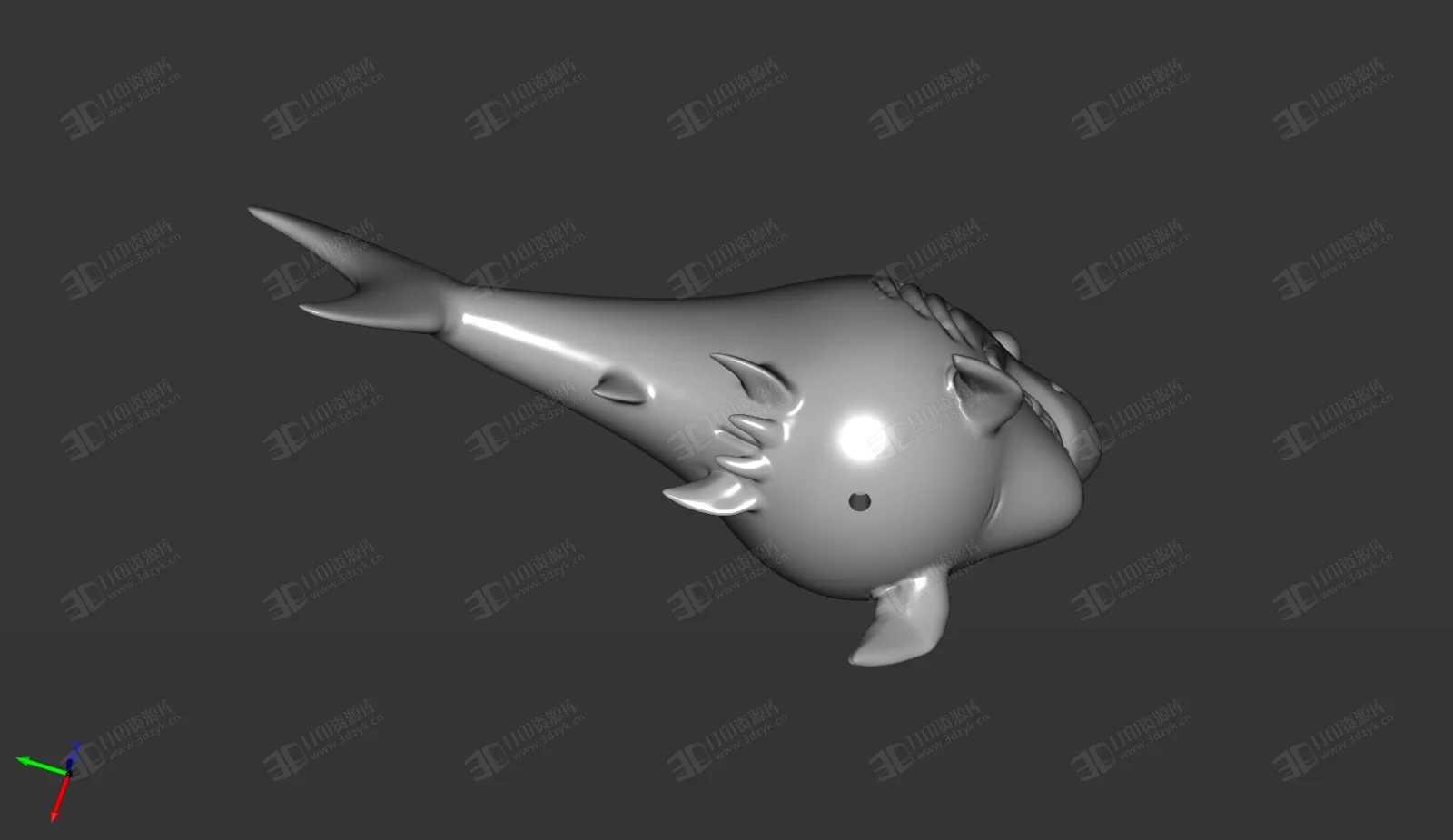 大白鯊 鯊魚 3d打印模型 (1).webp