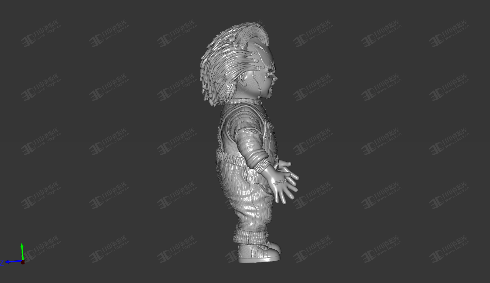 CHUCKY DOLL查基娃娃 鬼娃娃 3d打印模型 (4).png