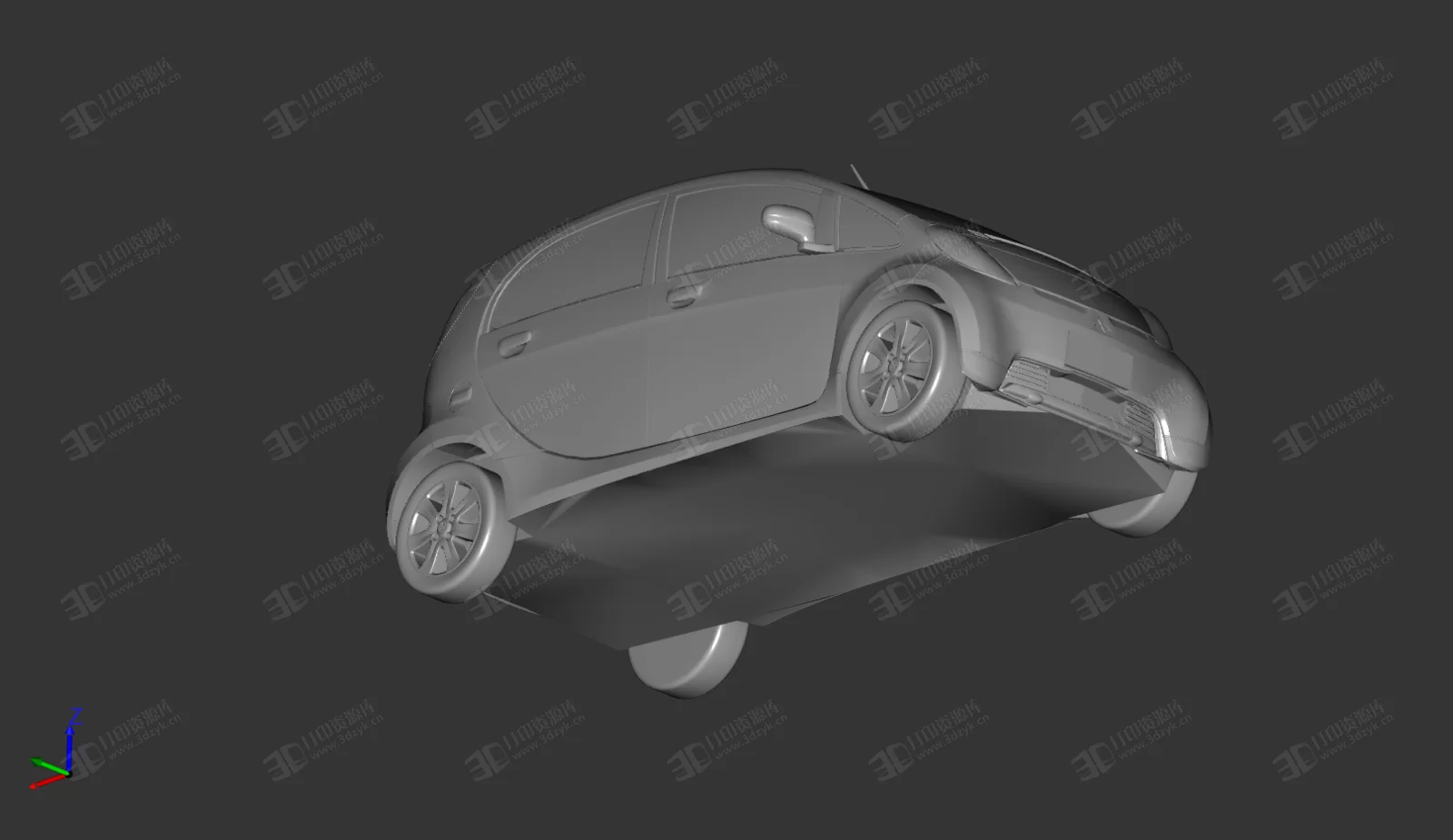 三菱iMiEV電動汽車 3d打印模型 (1).webp