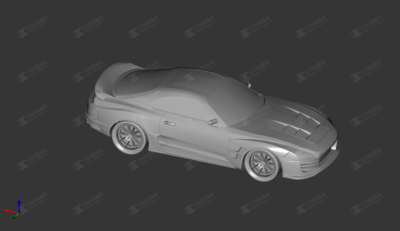 豐田supra 汽車模型 跑車 3d打印 (2).png