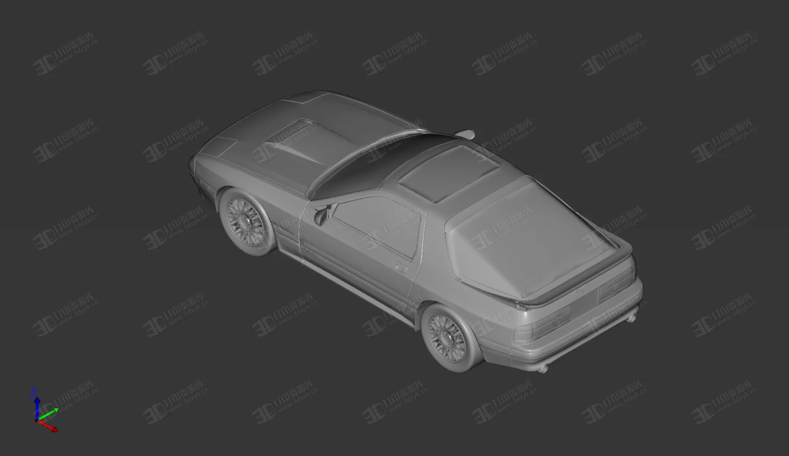 馬自達RX-7 汽車 跑車 3d打印模型 (1).webp