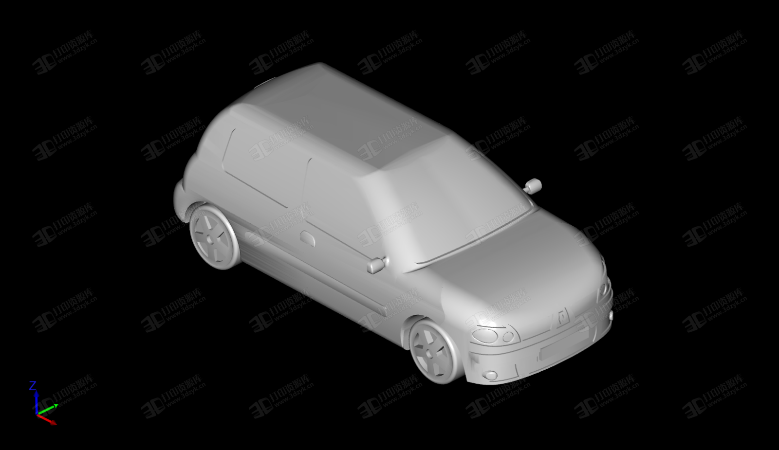 RENAULT 雷諾轎車 汽車 3D打印模型 (2).png