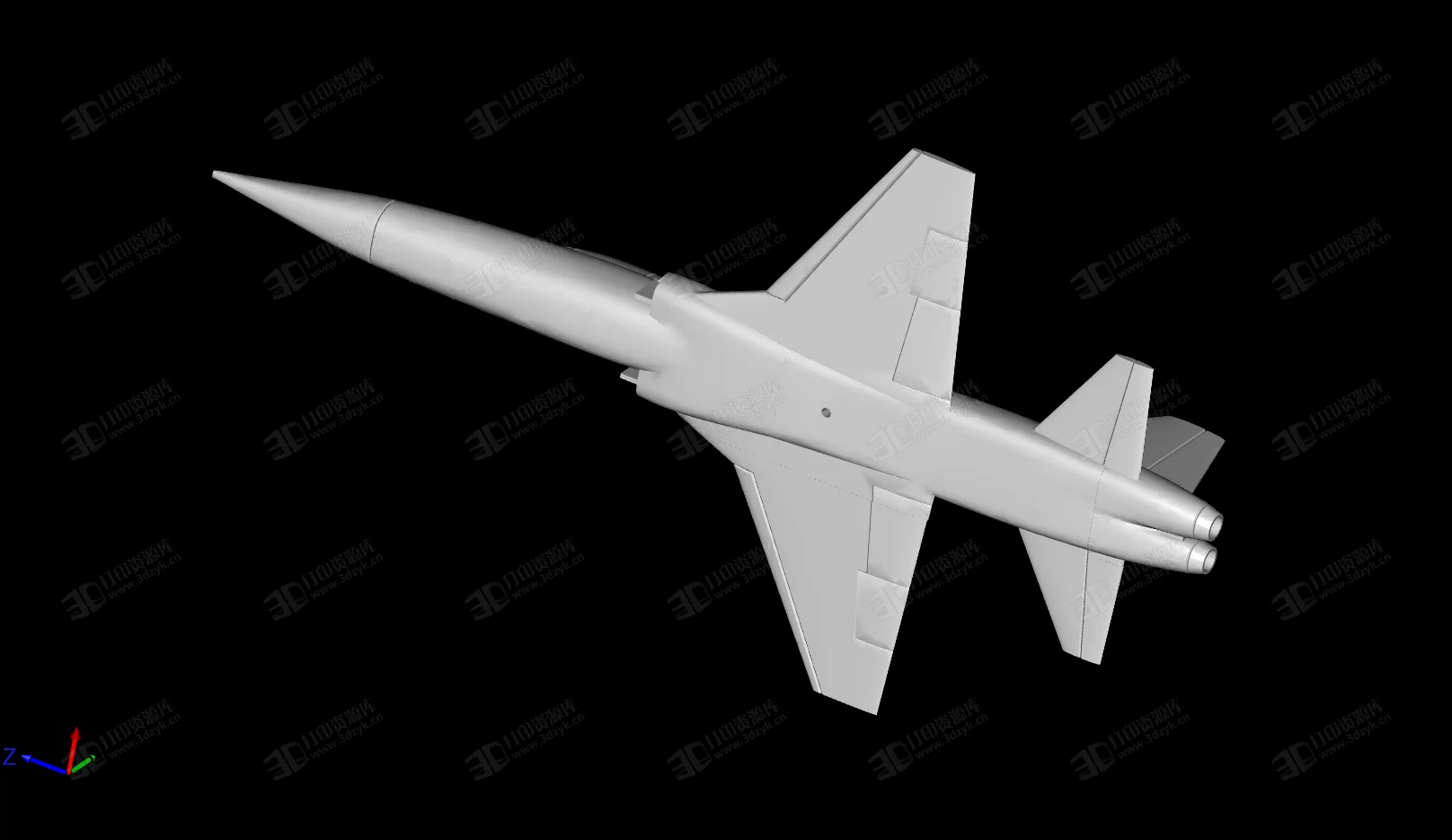 美國(guó)F-5 虎式 戰(zhàn)斗機(jī) 3D打印模型 (1).webp