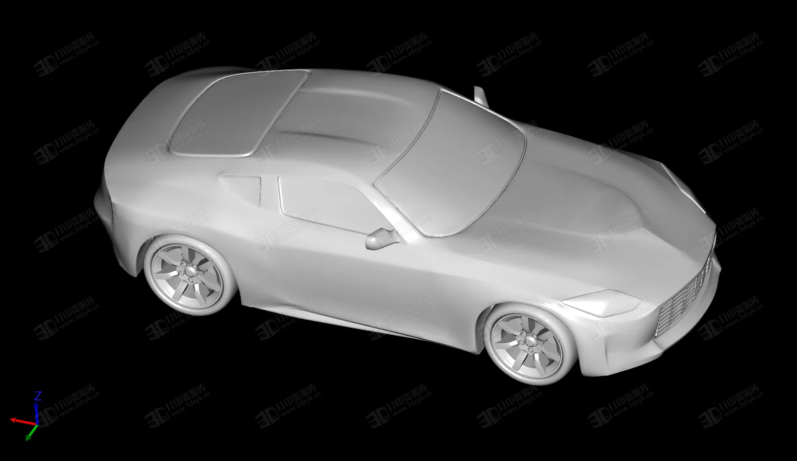 日產(chǎn)FairladyZ跑車(chē) 3D打印模型 (1).webp