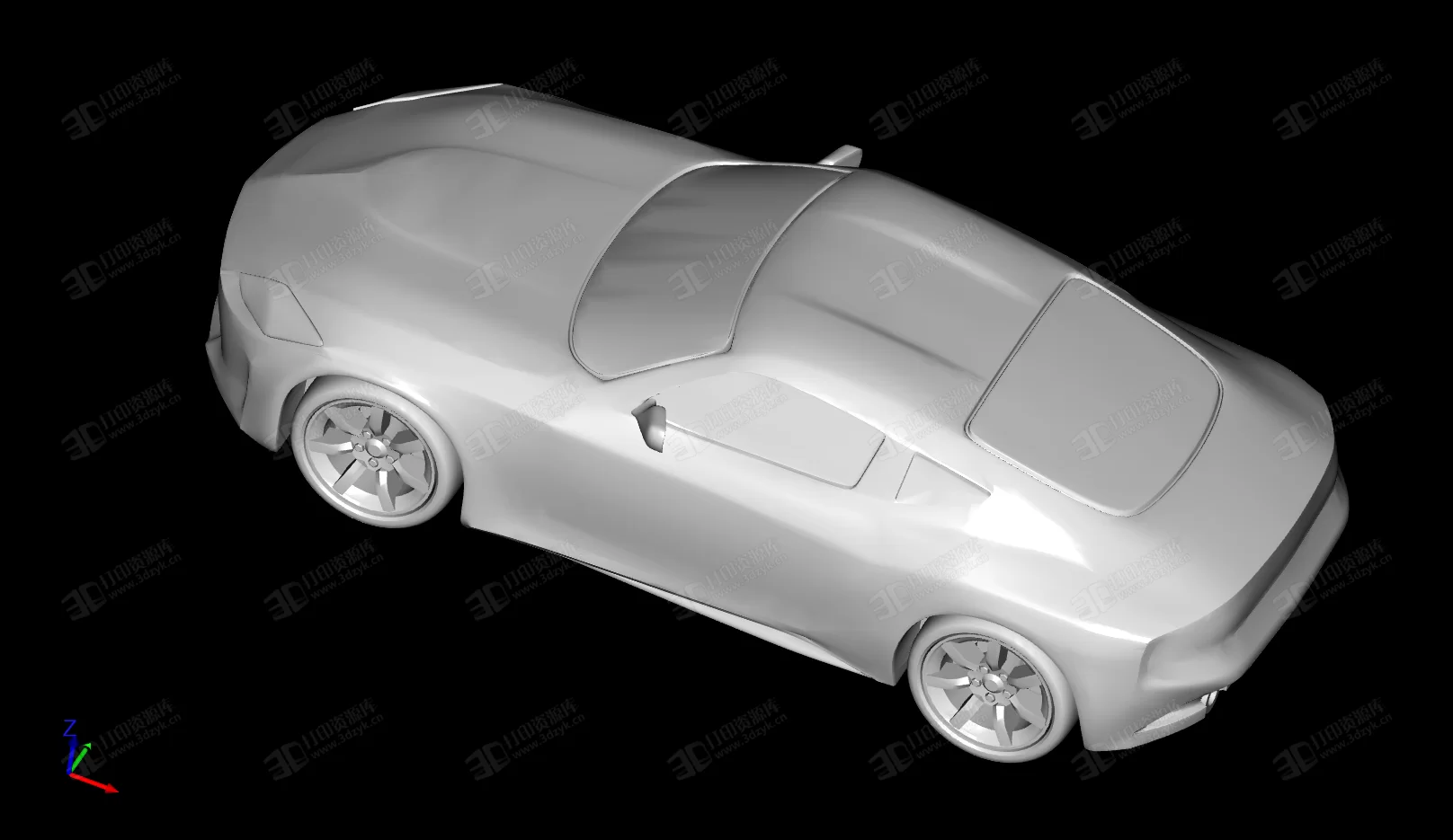 日產(chǎn)FairladyZ跑車(chē) 3D打印模型 (2).webp