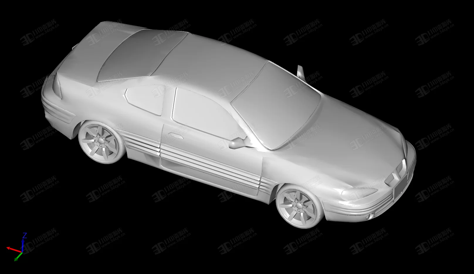 龐蒂克汽車 3D打印模型 (1).webp