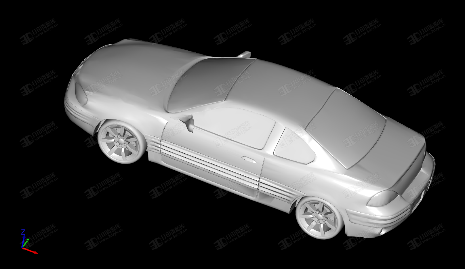 龐蒂克汽車 3D打印模型 (2).png