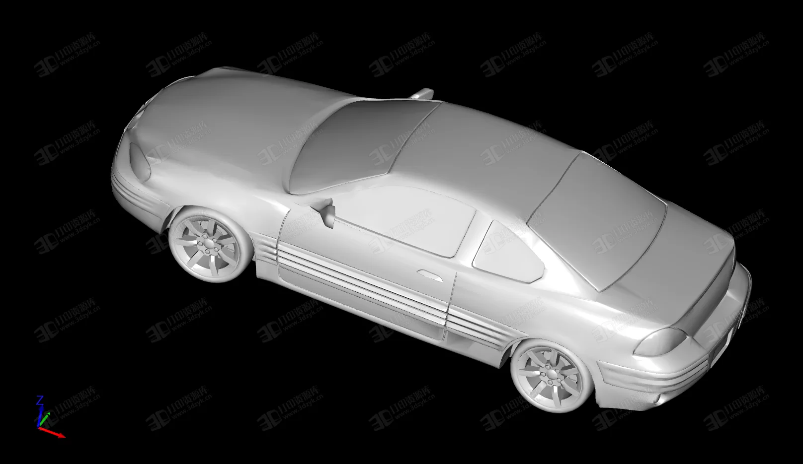 龐蒂克汽車 3D打印模型 (2).webp