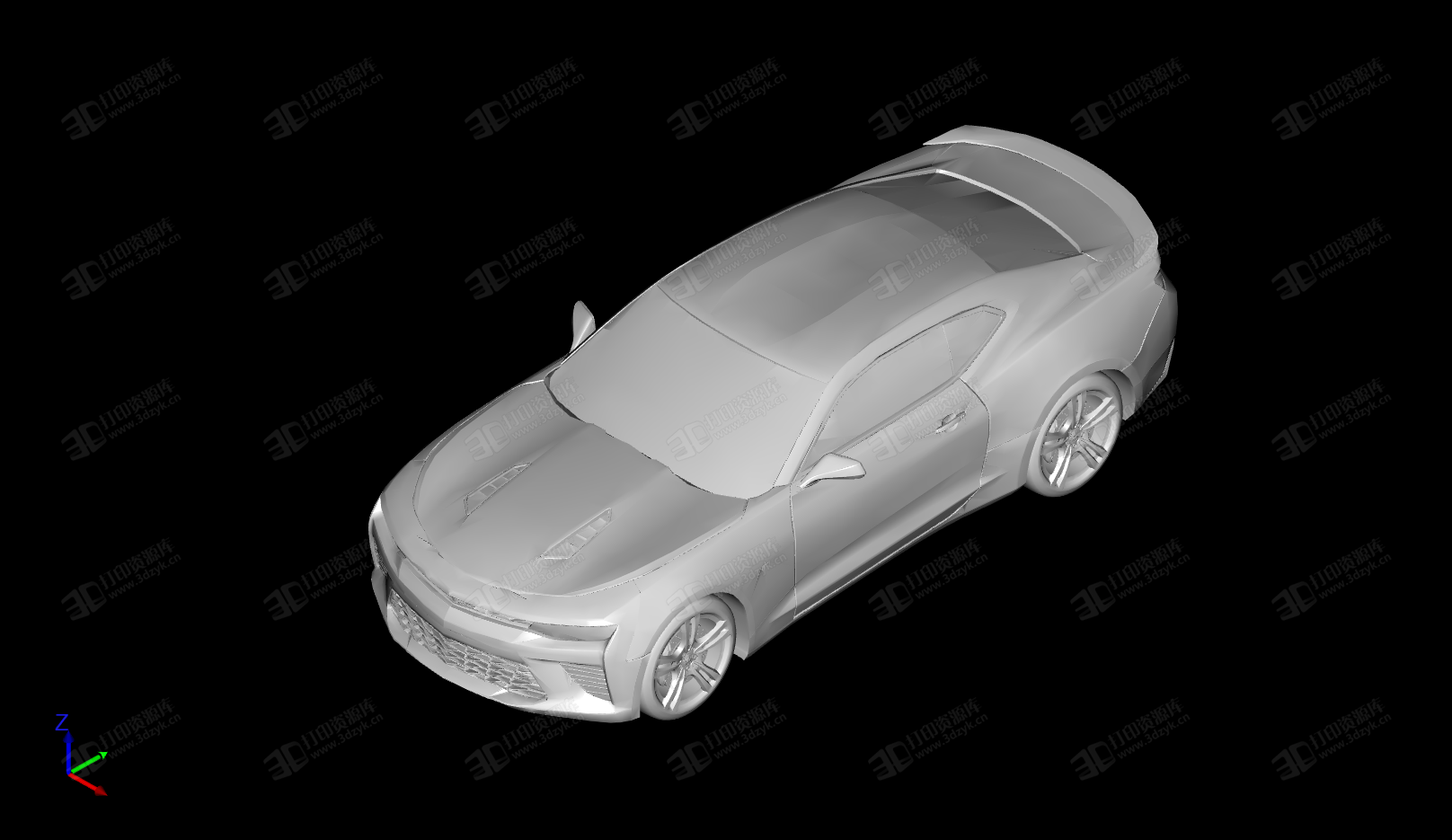 雪佛蘭科邁羅 Camaro 3D打印模型 (1).png