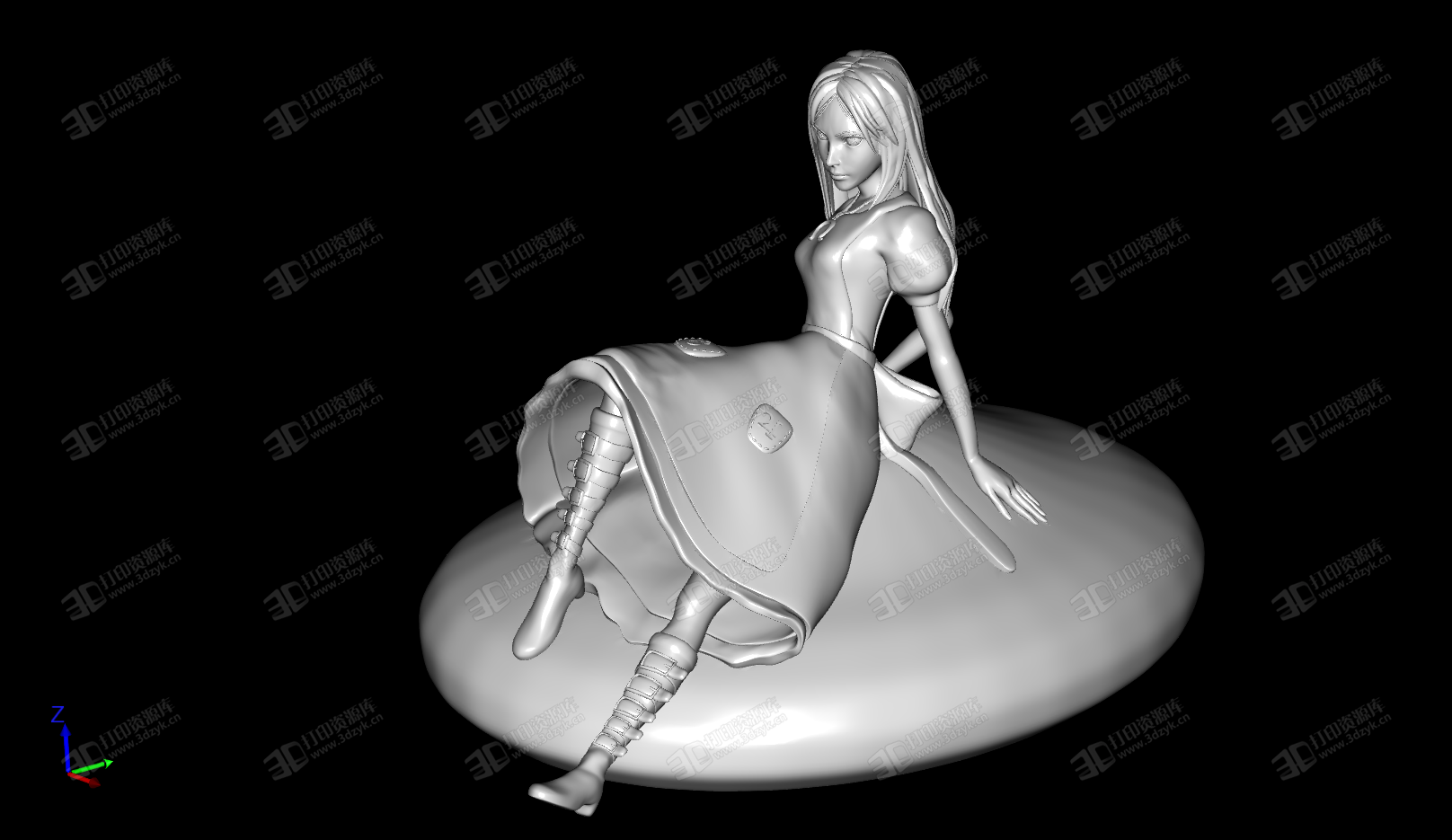 愛麗絲：瘋狂回歸 Alice 3D打印模型 (2).png