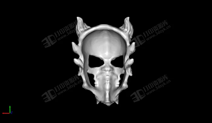 骷髏頭面具  skull 3D打印模型 (1).webp