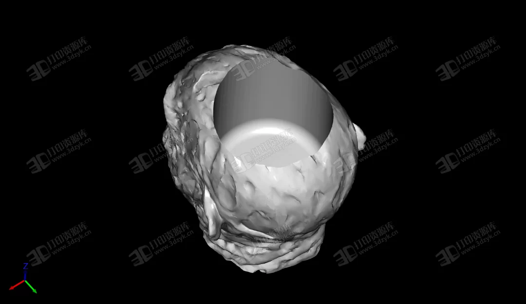 弗雷迪·克魯格的頭 筆筒 3D打印模型 (2).webp