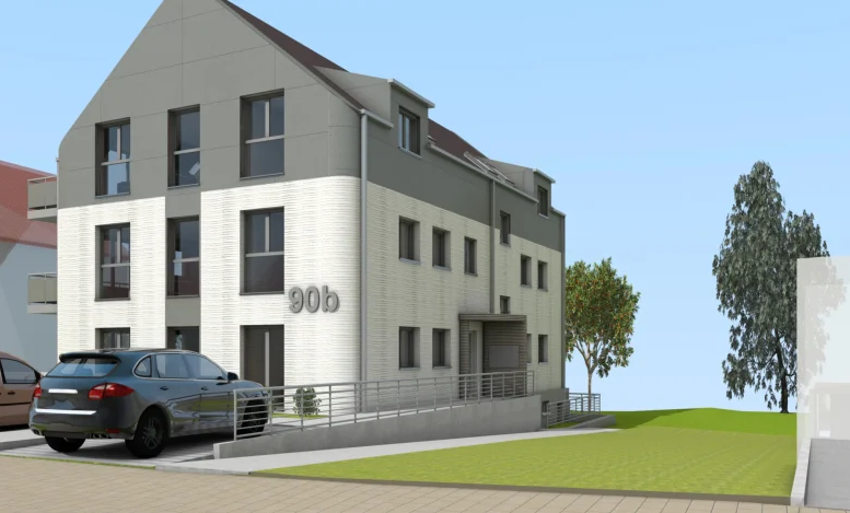德国正在建造欧洲首套3D打印社会住房公寓 (2).png