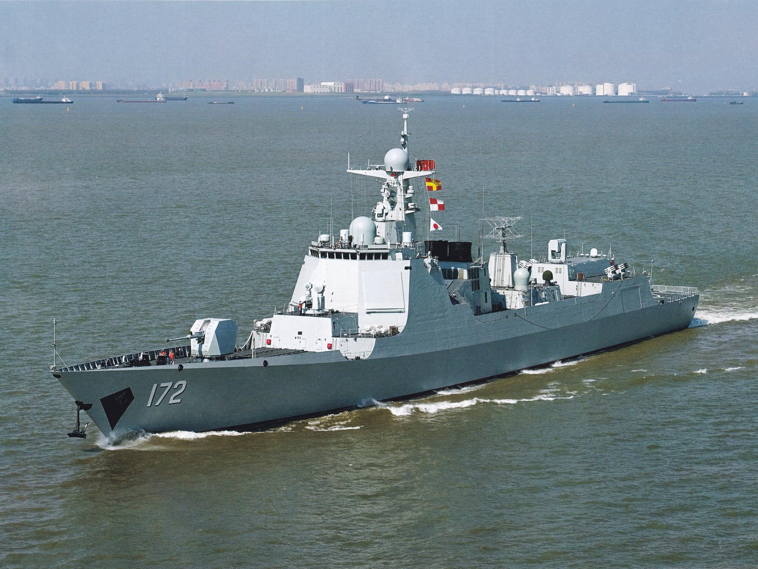 中國(guó)海軍052D驅(qū)逐艦