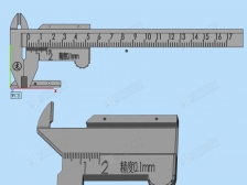 3D游標(biāo)卡尺 有2個部分組裝出來的