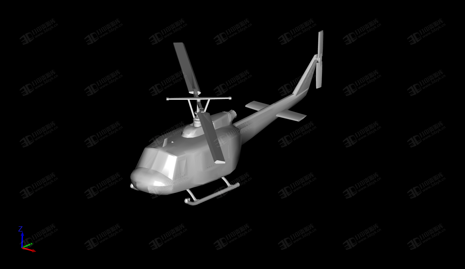 UH-1H直升機(jī) 飛機(jī)