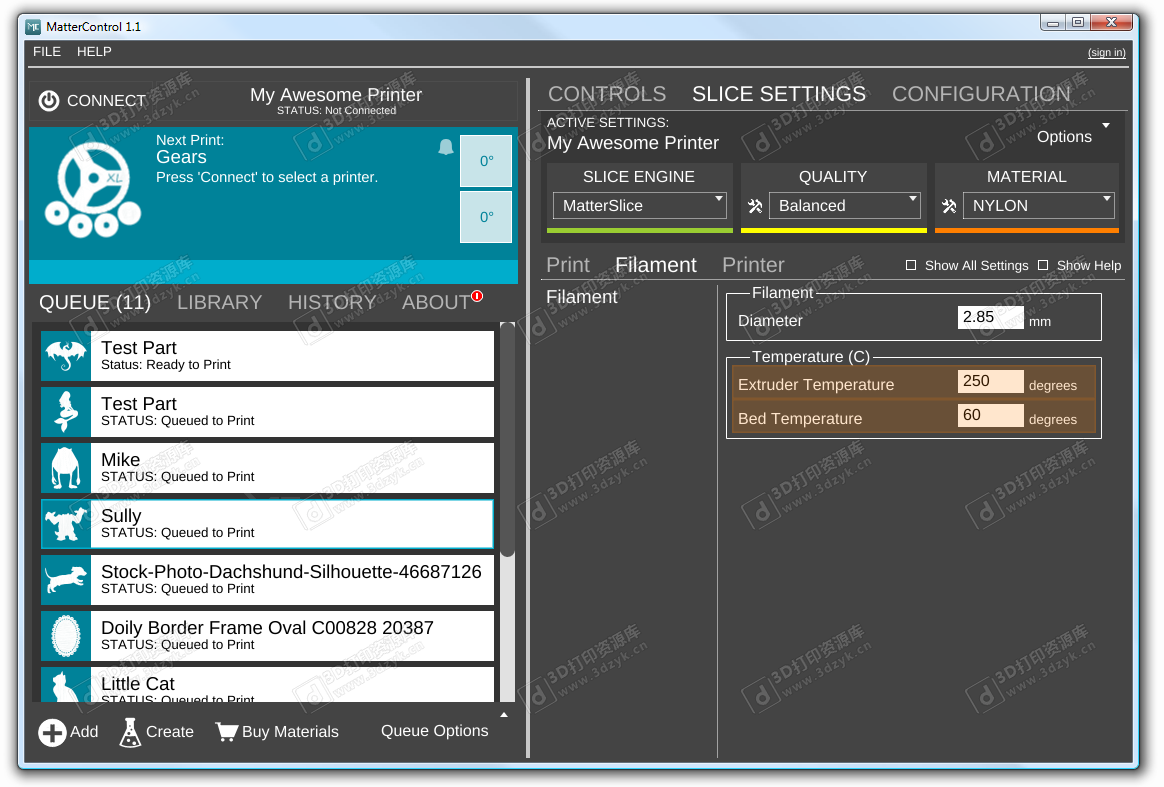 【控制軟件】3D打印機(jī)專用控制器MatterControl最新版1.7免費(fèi)下載